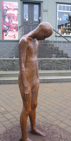 Depressed icelandic sculpture (2)